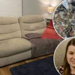 Couple shocked after finding thousands of finger nails in second hand sofa 3