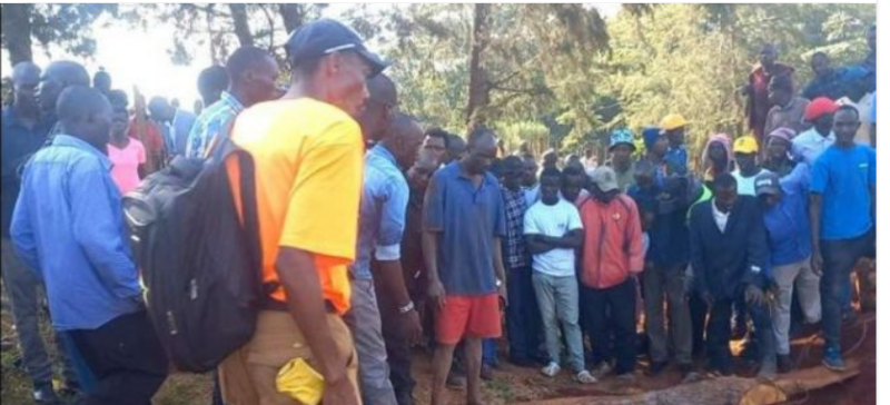 Man Buried Alive While Digging Pit Toilet In School 2 Man Buried Alive While Digging Pit Toilet In School