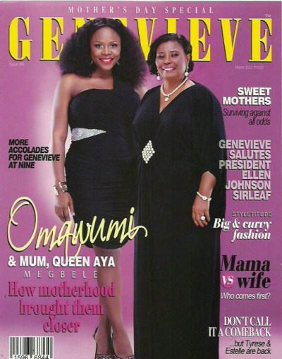 Omawumi and mum cover Genevieve Magazine 3