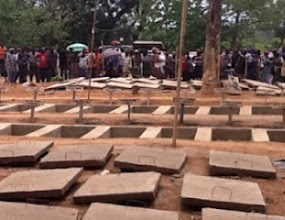 Victims Of Collapsed Church Building Buried. 3