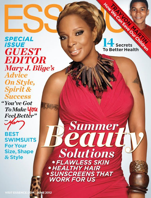 Mary J. Blige Dazzles As Guest Editor On The Cover Of Essence Magazine June 2012 Special Issue 1