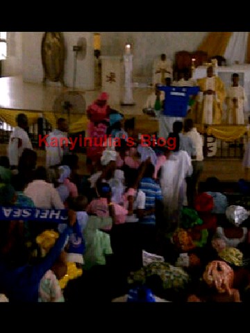 PHOTO Of The Day: Chelsea Fans Celebrating In Church. 1