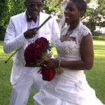 Chidi Mokeme and mother of his son wed same day 2