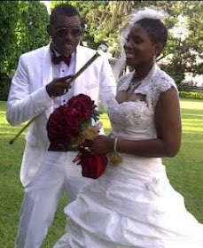 Chidi Mokeme and mother of his son wed same day 1