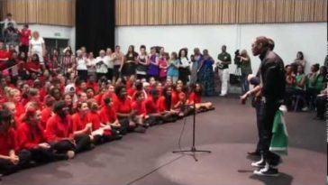 Video: D'Banj Surprises Pupils at Plumstead Manor School 5