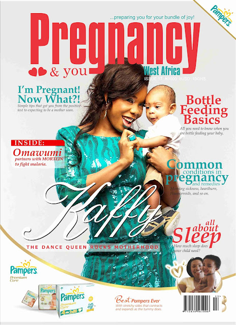 Dancer Kaffy And Son Covers Pregnancy And You' Magazine 1