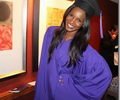 Super model Agbani Darego graduates from Newyork university. 4