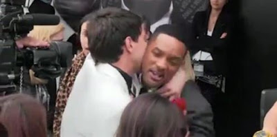Will Smith Slaps Reporter For Kissing Him On The Mouth 1