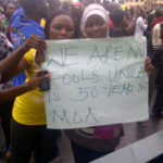 PHOTO Of The Day: Unilag Students Protesting Over The Change Of Name. 11