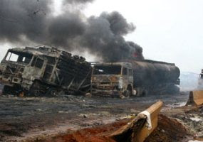 Tanker fire burns 24 vehicles on Lagos/Ibadan Expressway 1