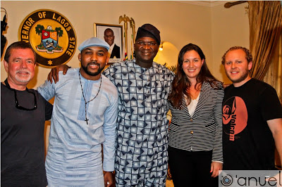 PHOTOS: Banky W interviews Governor Fashola 6