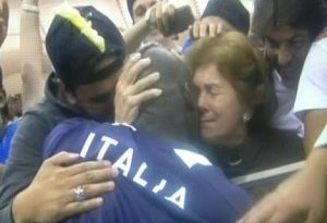 Mario Balotelli And His Adopted Mum! 2