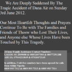 Dana Air - 24 Hour Family Assistance Contact Numbers 4