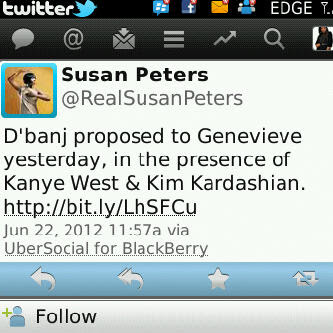Did D'banj Propose To Genevieve Nnaji?? 2
