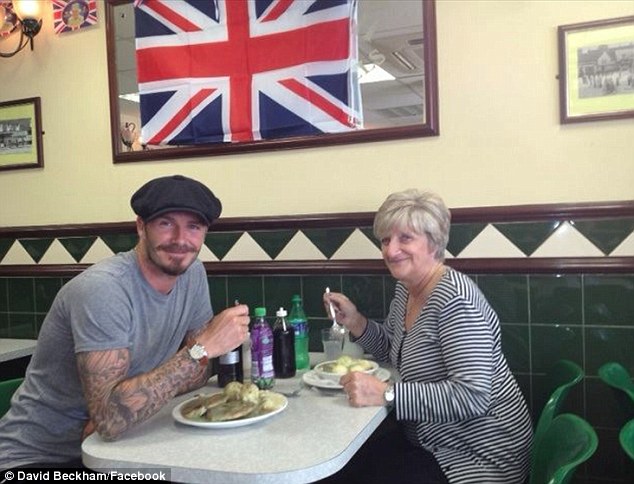 PHOTO Of The Day: David Beckham With His Mum And GrandMum 4