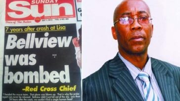7 Years After Crash In Lisa: BELLVIEW WAS BOMBED–Red Cross Chief 5