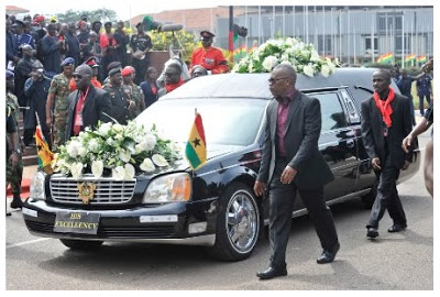 Ghananian President Atta Mills Buried. 1