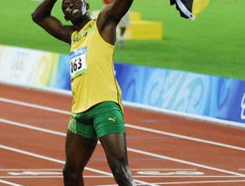 Usain Bolt Sets New Olympic Record 4