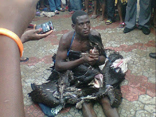 Man Caught Selling Roasted Vultures As Roasted Chicken In PortHarcourt 1