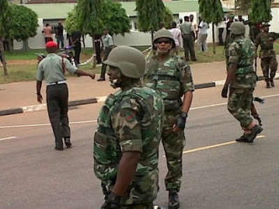 Angry Police Man Shoots Soldier At Bonny Camp Gate, Lagos 3