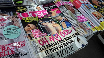 Naked pictures of Kate Middleton hit the street of Paris 56