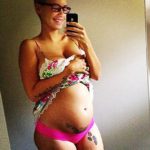 Amber Rose shows off baby bump 11
