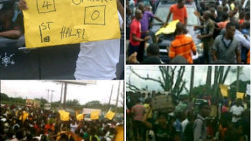 Uniport shut down as students go on rampage setting houses in Aluu ablaze 4