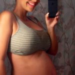 Amber Rose shows off her large baby bump 2