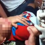 VIDEO: Mother Forces Little Son To Have A Tattoo 13