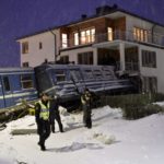 Woman Steals Train, Crashes Into Building In Sweden 8