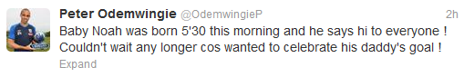 Osaze Odemwingie's Wife Sarah, Gives Birth To Baby Boy 6
