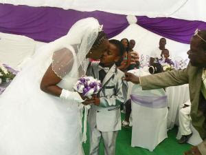 PHOTO: 8-Year-Old Boy Marries 61-Year-Old Woman 1