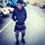PHOTO: Wizkid Wearing A Leather Skirt Over Pants 5
