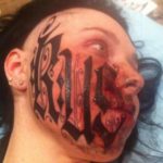 Man tattoos his name across his girlfriend's FACE and he only met her 24 hours earlier 6