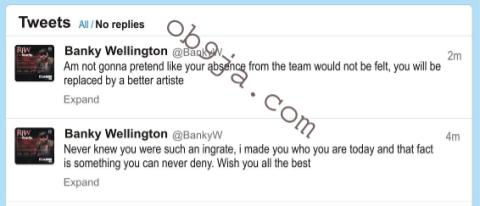 Banky W & Wizkid Exchange Words On Twitter 2