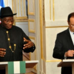 President Goodluck Jonathan’s Convoy Involved in An Accident in Paris 9