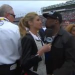 VIDEO: 50 Cent's awkward kiss with Erin Andrews 13
