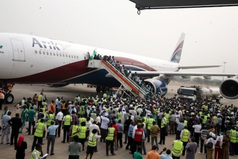 PHOTOS: Super Eagles Back In Nigeria 2