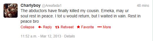 Charly Boy's Cousin Killed By Kidnappers 6