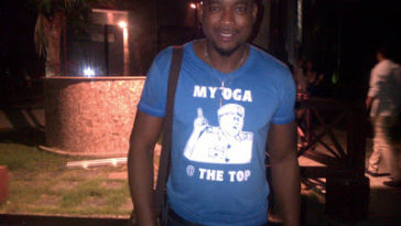 Actor Chidi Mokeme Joins The Train, Rocks ''My Oga At The Top'' Tee 1