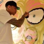 Chris Brown Paints For Charity 2