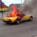 VIDEO: Watch As $1 Million Lamborghini Burns And The Helpless Driver Watches 5