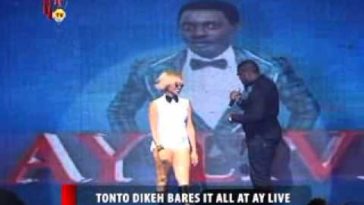 VIDEO: Tonto Dike's Performance At AY LIVE 1