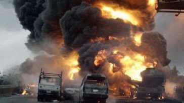 Breaking News: Fire Outbreak In Onitsha As Tanker Loaded With Fuel Lost Its Break [Video] 2