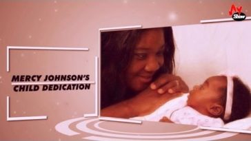 VIDEO: Mercy Johnson's Child Dedication 1