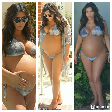 See The Bikini Photos Kim Kardashian Took 2 Days Before Giving Birth 6