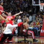 Awww Watch This Cheerleader's Surprise Marriage Proposal from her Boyfriend During Basketball Game 3