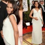 Kerry Washington Shows Off Baby Bump At Golden Globe Awards 2
