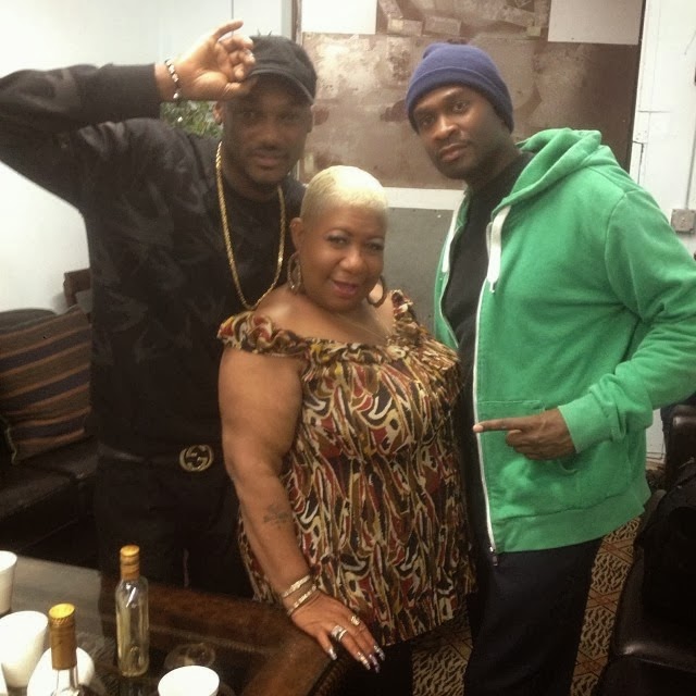 Tuface With Hollywood Actors, Brian Hook And Luenell Campbell 3
