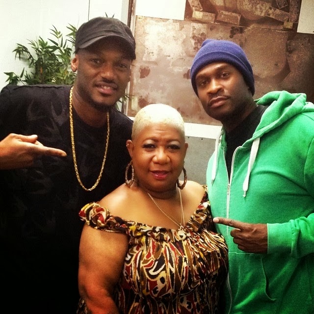 Tuface With Hollywood Actors, Brian Hook And Luenell Campbell 1